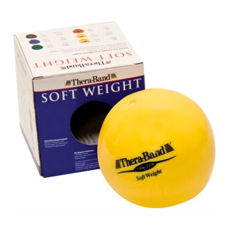 Thera-Band„¢ Soft Weights„¢ Ball, Yellow, 1 Kg/2.2 Lb.